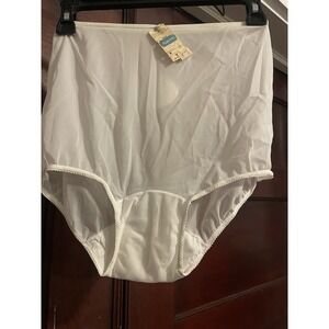Vtg Kayser Cotton Comfort Shield Panties Sz4 Mushroom Gusset White NWT Semisheer